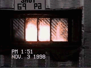 1/4-scale explosion with Jet A