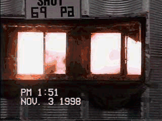 1/4-scale explosion with Jet A