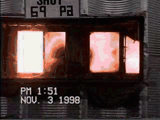 1/4-scale explosion with Jet A