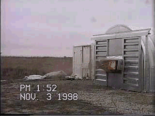 1/4-scale explosion with Jet A
