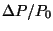 $\Delta P/P_0$