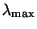 $\lambda_{\rm max}$